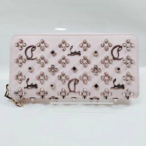 Christian Louboutin Long Wallet Pink Leather 400-081825